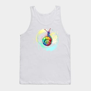 Rainbow Snail Tank Top